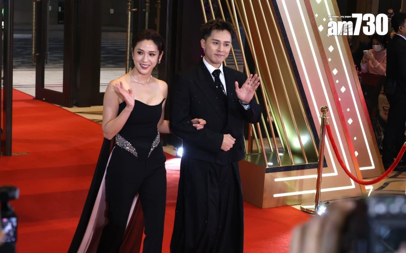 萬千星輝頒獎禮2025紅地毯|蔣祖曼、何廣沛。(林俊源攝)